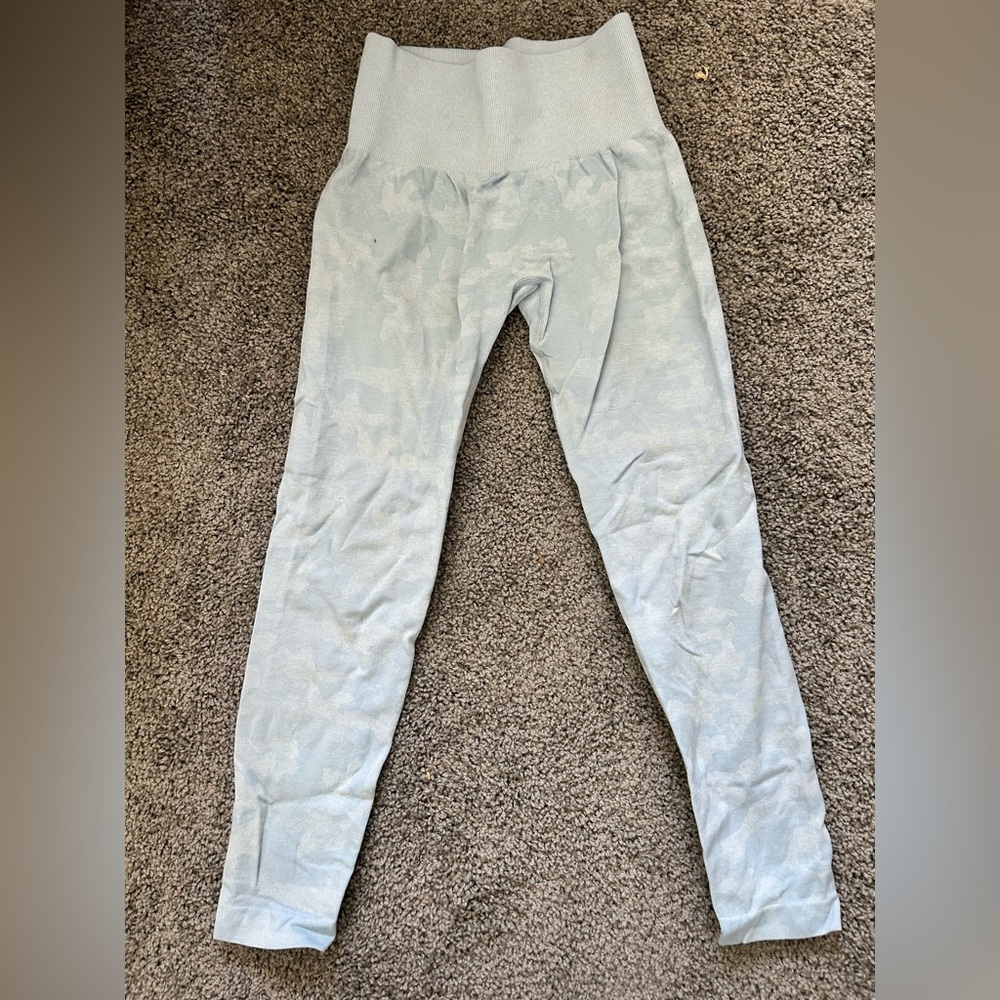 NVGTN Blue Camo Seamless Leggings